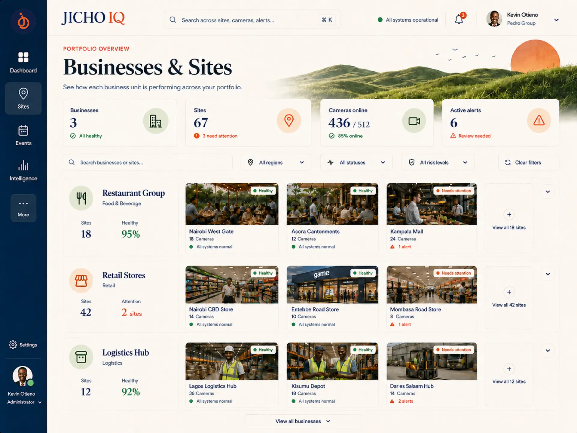Portfolio Analytics — Jicho IQ product interface